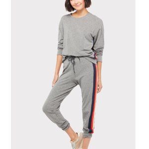 Sundry Side Stripe Sweatshirt & Jogger Set